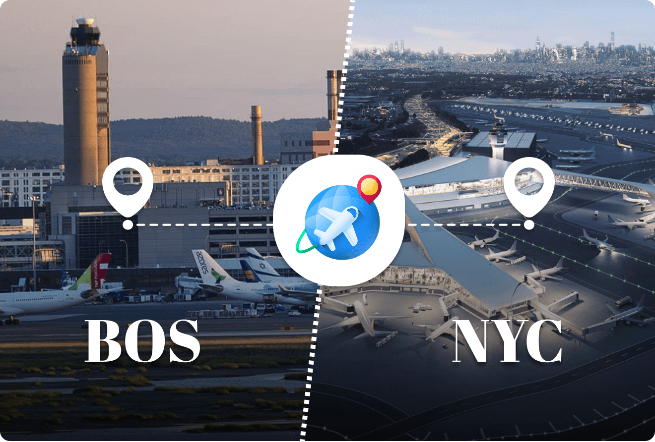 Book cheap Boston to New York flights online