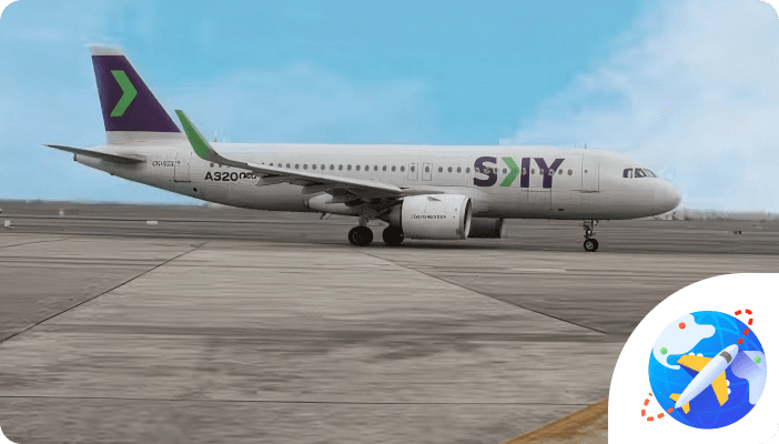 Book Cheap Sky Airline Flight Today!