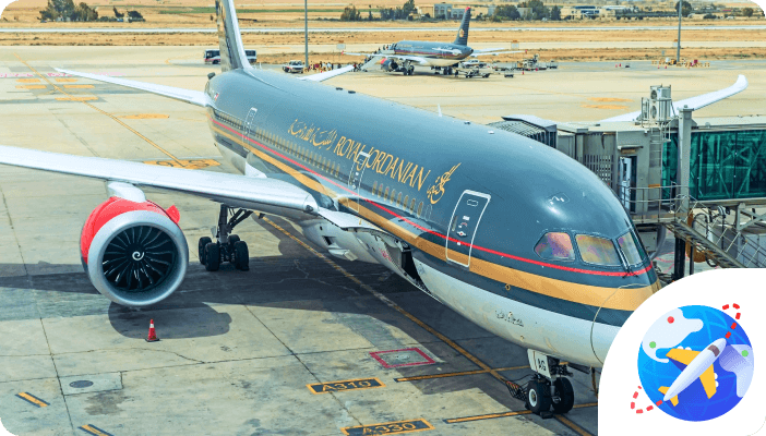 Compare & Book Cheap Royal Jordanian Today